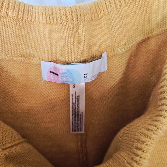 FREE PEOPLE WOMEN'S solar cardigan sweater set gold heather Size M NEW - Picture 12 of 12